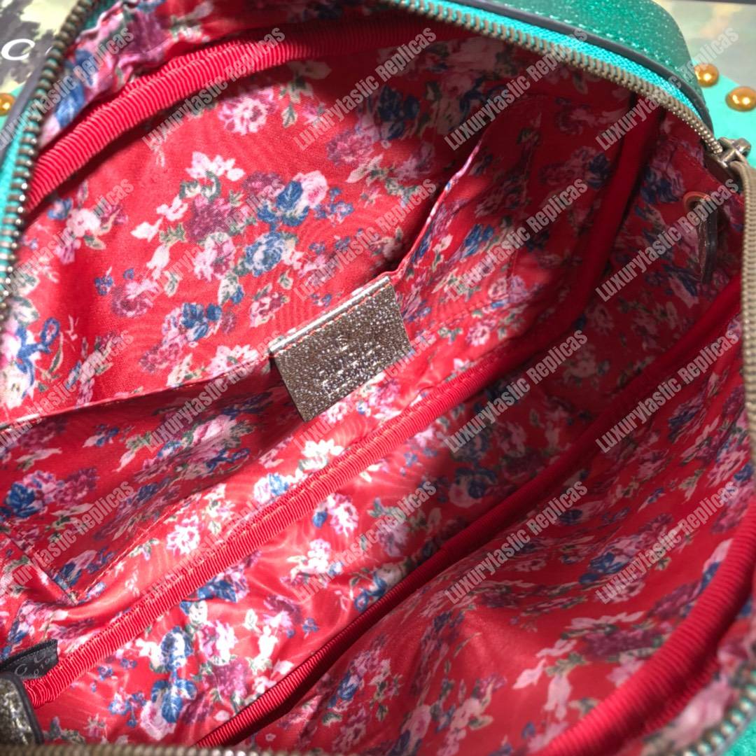 G*u*i zumi clutch metallic red/green