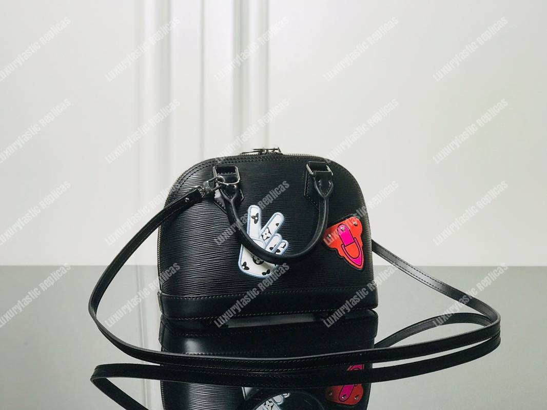 LV Alma BB Epi Leather Trunk-Maker Black