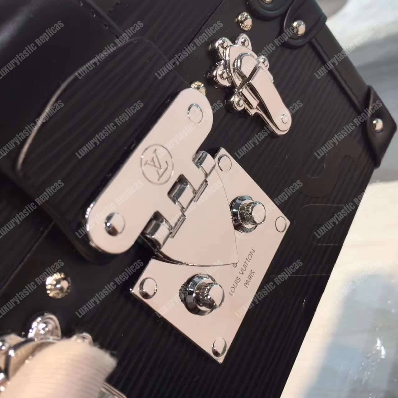 L**is vu*t*on x sup*e petite malle limited edition black