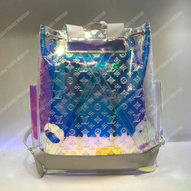 LV Christopher Backpack GM Monogram Iridescent Prism