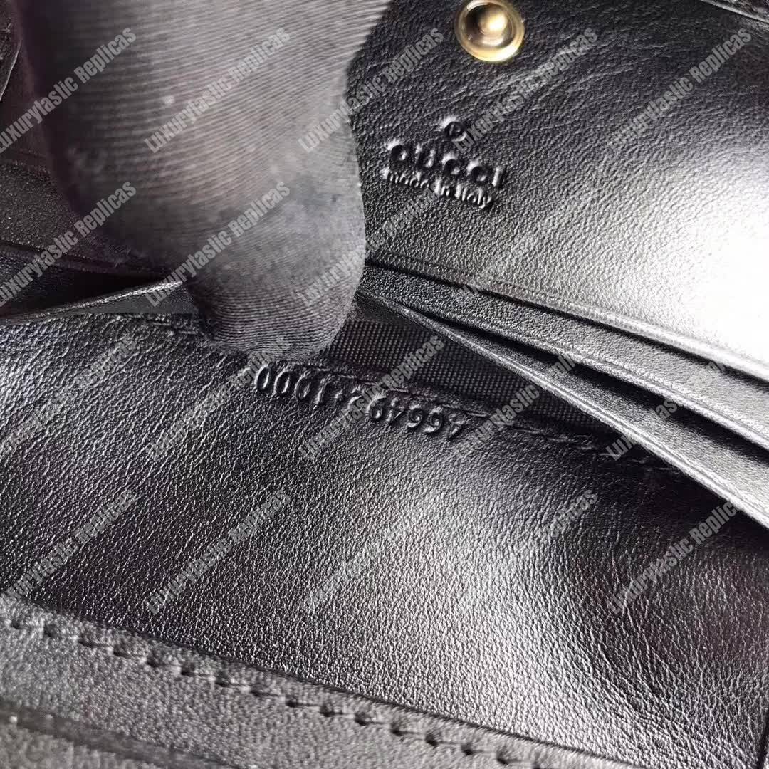 G*u*i gg marmont card case velvet black