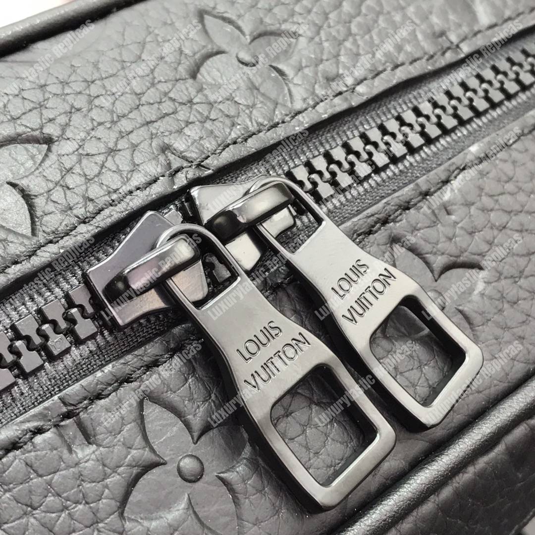 LV Mini Soft Trunk Taurillon Leather Black