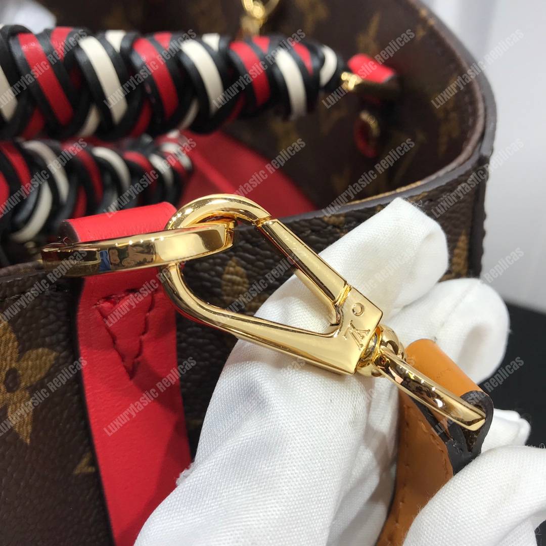 LV Montaigne PM Monogram Braided Handles