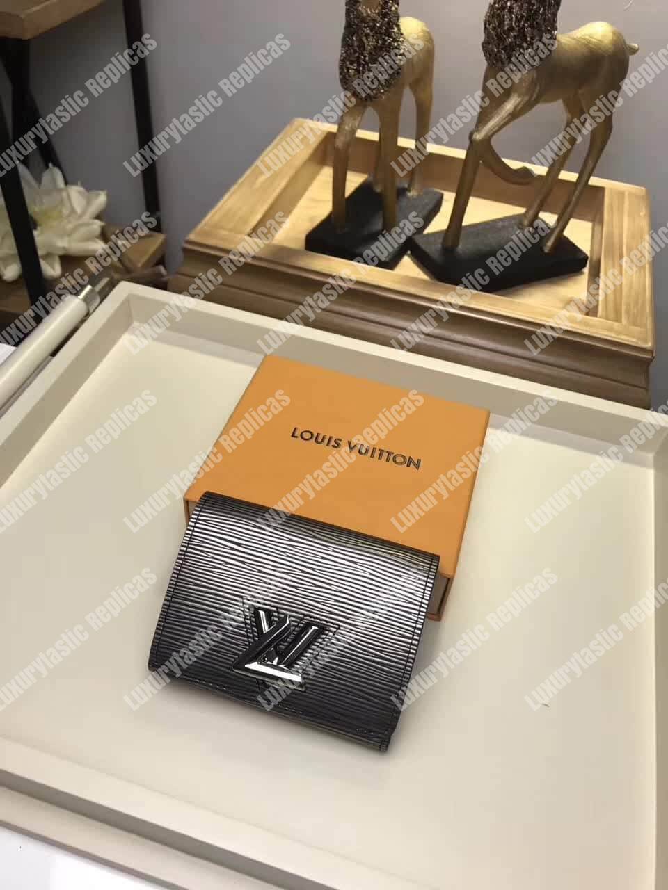 LV Twist Compact Wallet Epi Leather
