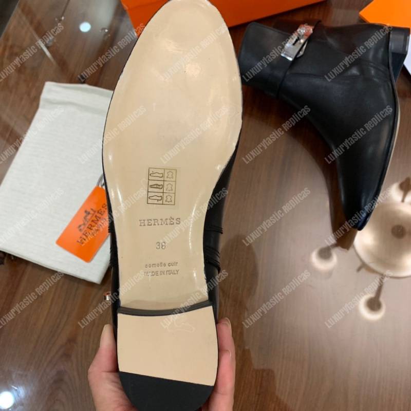 H**mes neo ankle boot black