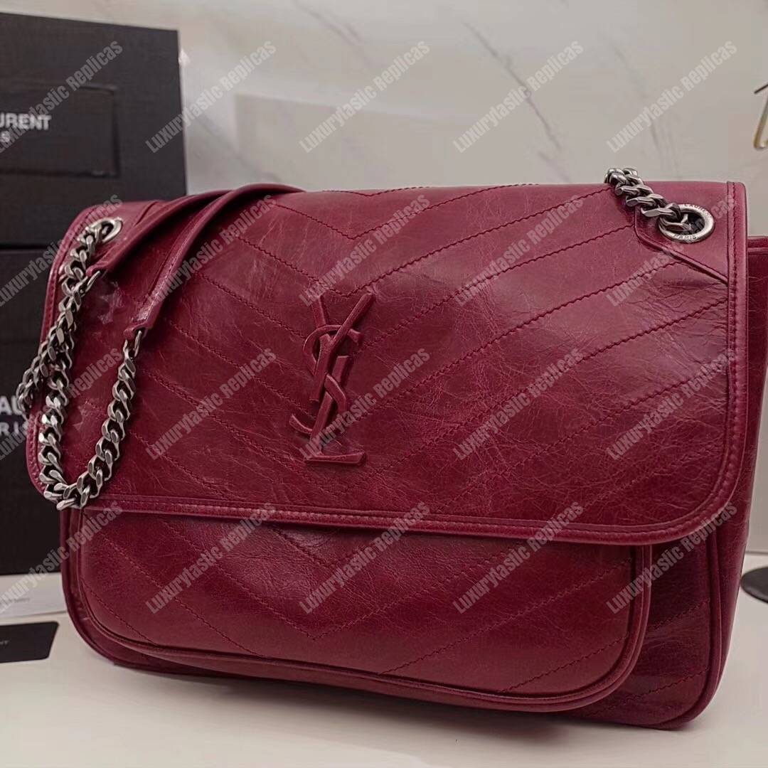 Saint Laurent Niki Large Red Vintage