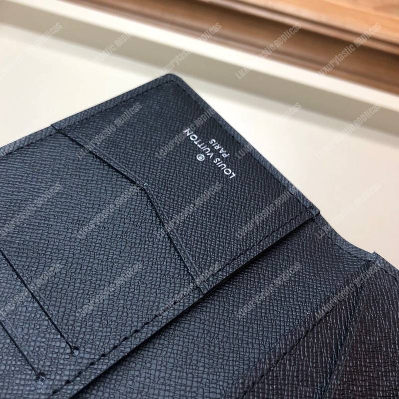 LV Pocket Organizer Damier Graphite Pixel Blue