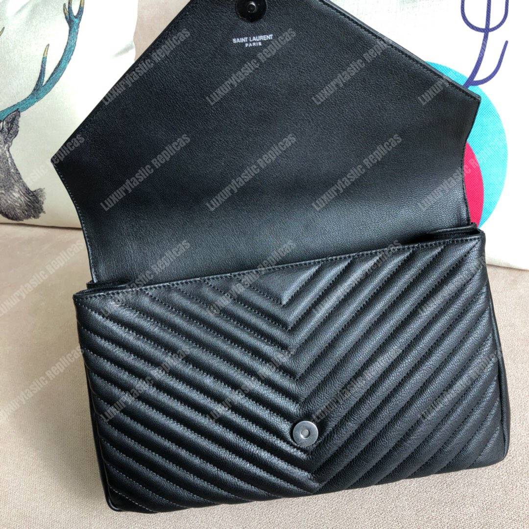 Saint Laurent Large College In Black