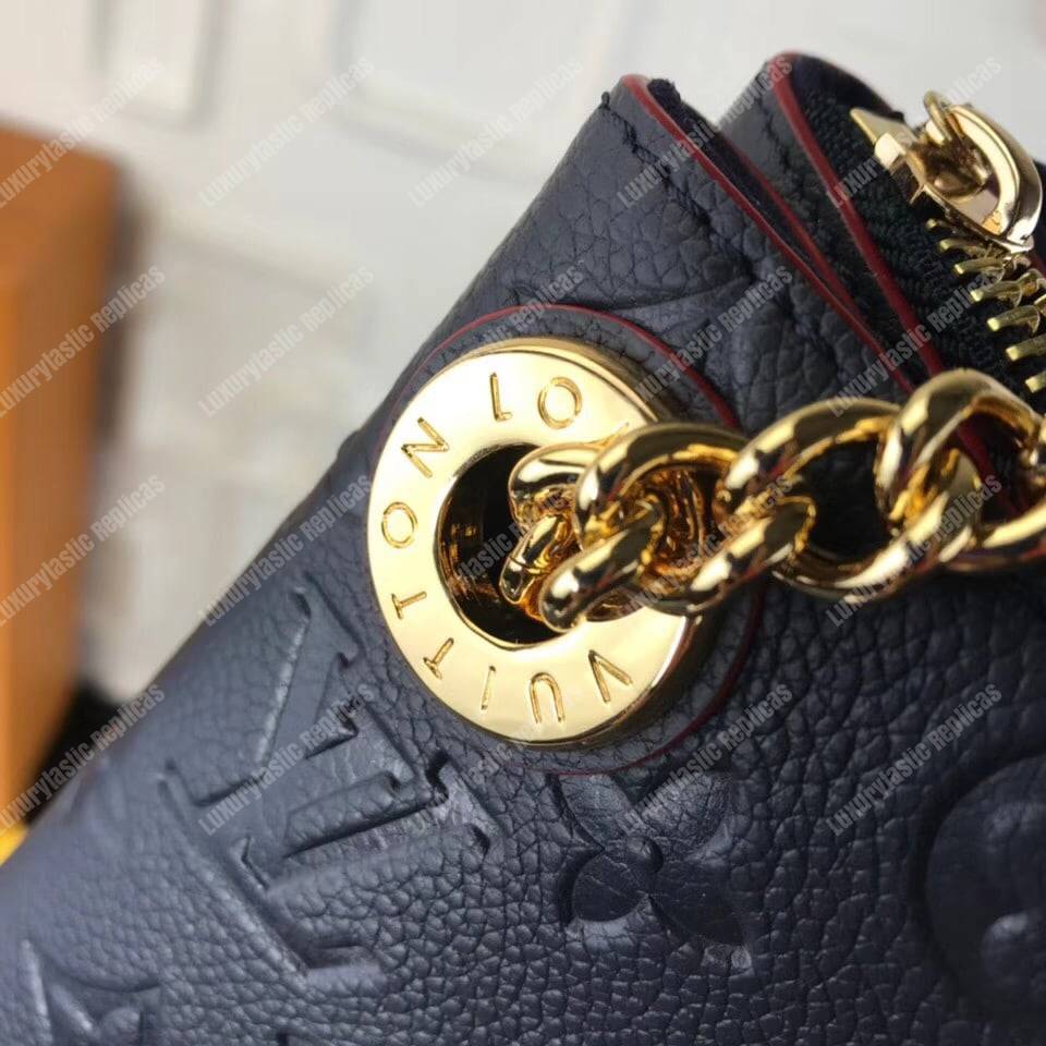 LV Surene BB Monogram Empreinte Leather Marine Rouge