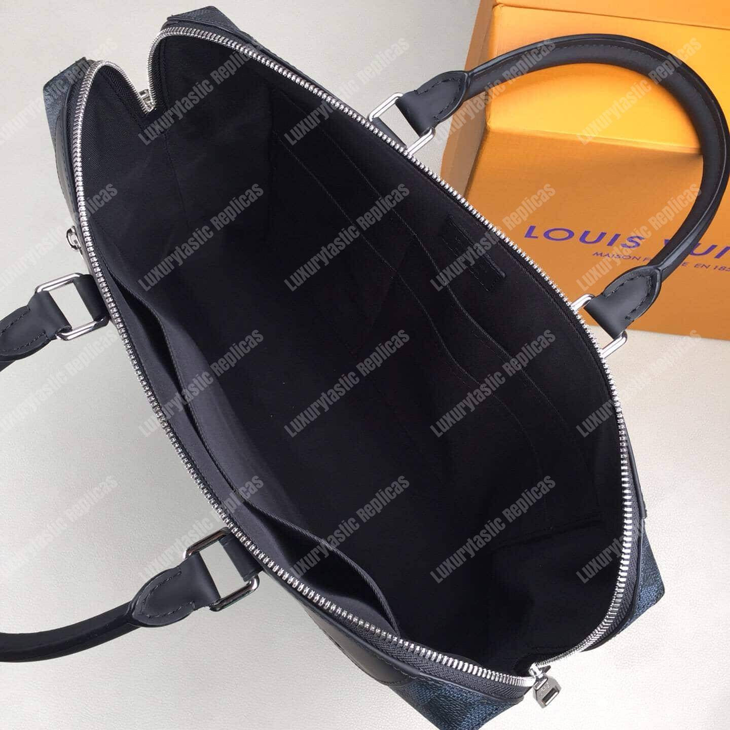 LV Porte-Documents Jour Damier Cobalt Canvas