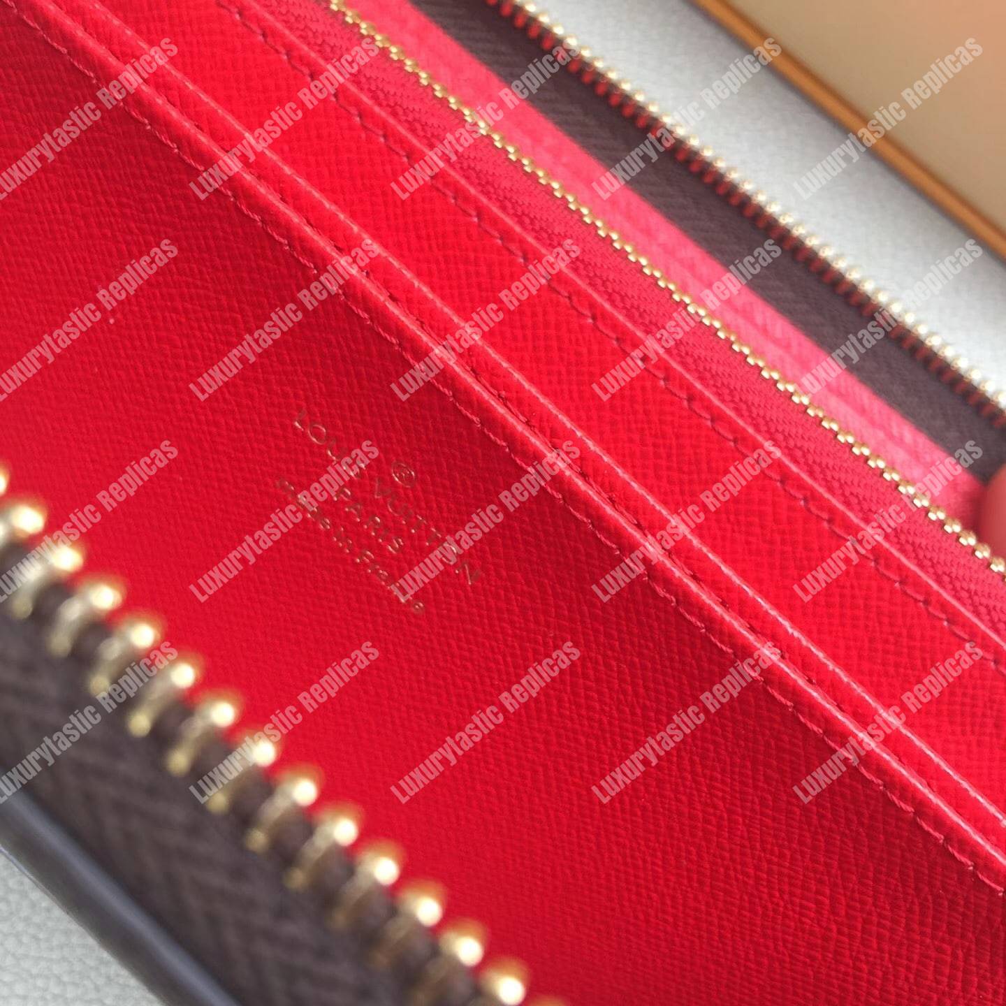 LV Zippy Wallet My LV World Tour Monogram Red