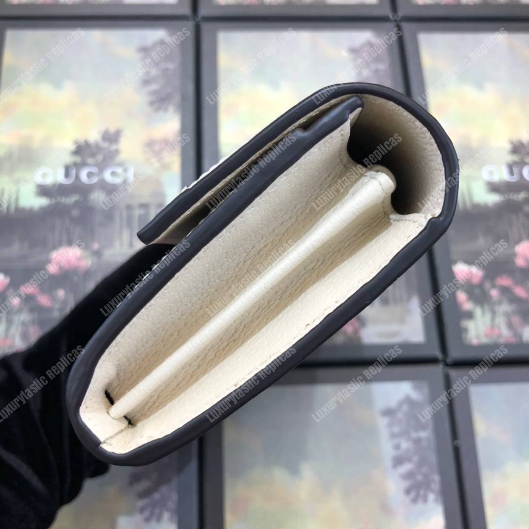 G*u*i ophidia gg flora continental wallet white