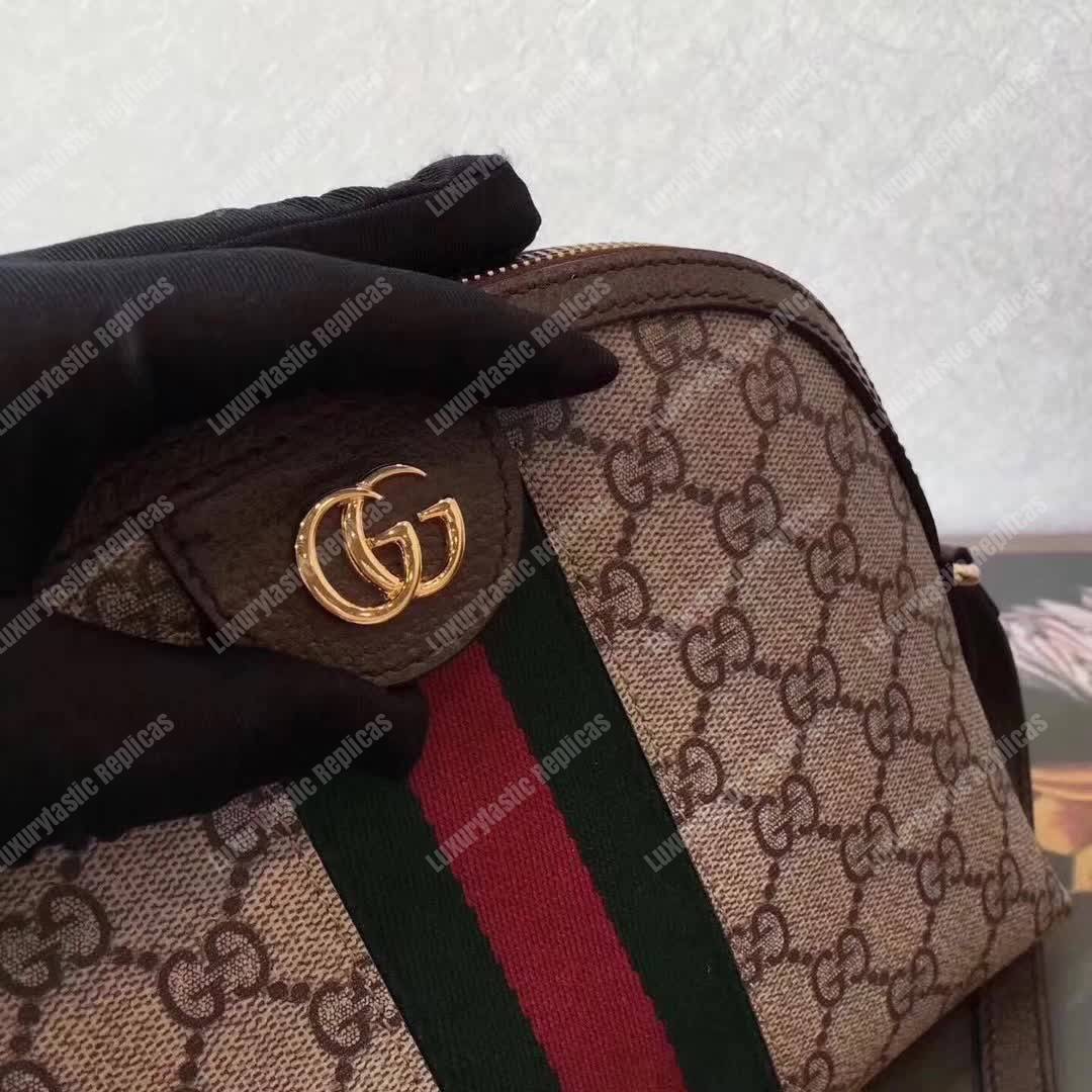 G*u*i ophidia gg small shoulder bag ebony/beige