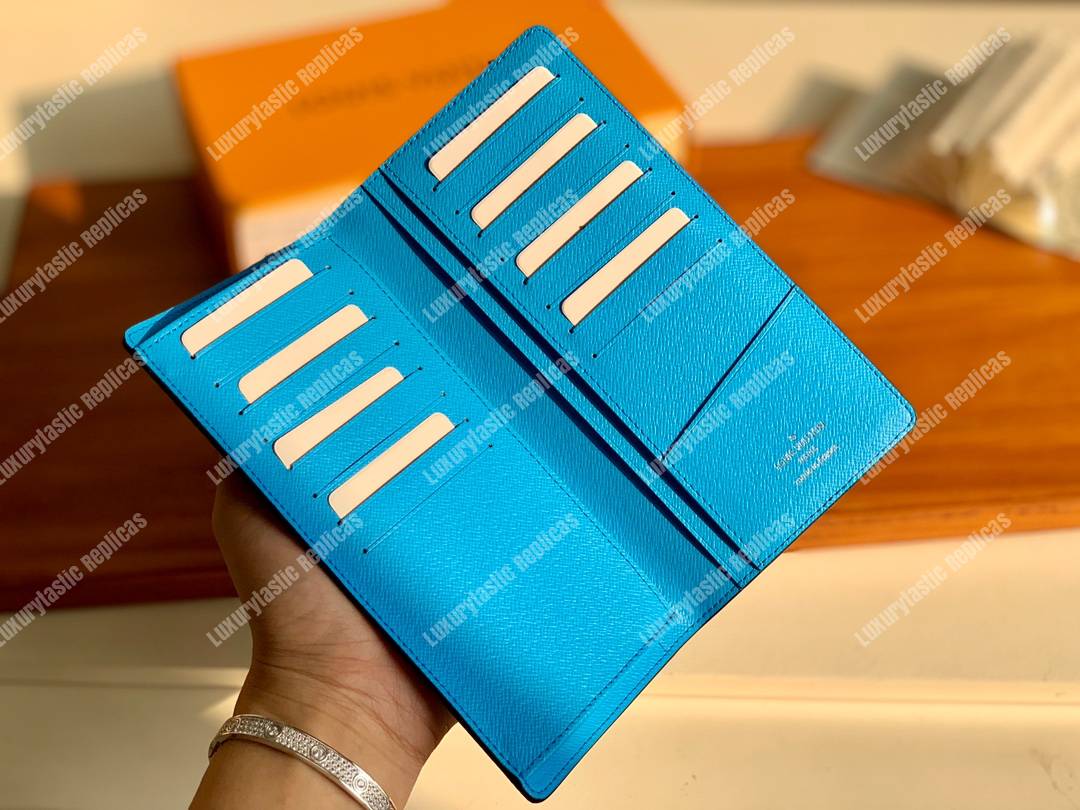 LV Brazza Wallet Blue