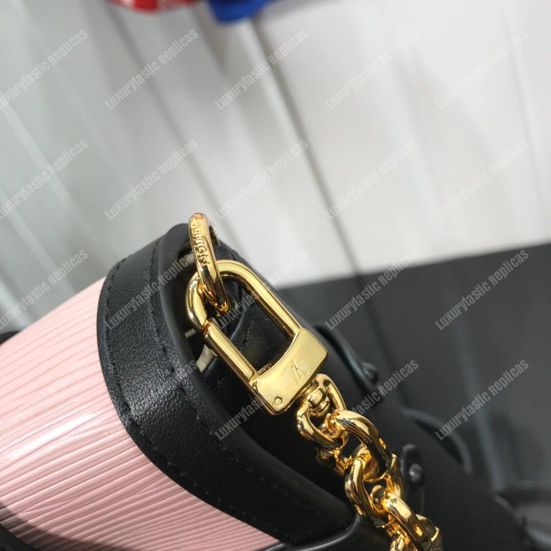 LV Pochette Verticale Trunk Epi Leather Rose Ballerine