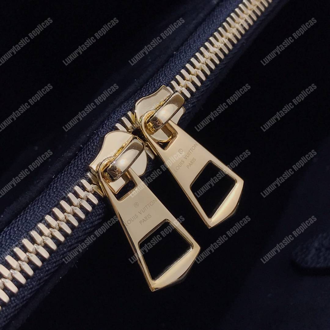 LV Twist Tote Epi Leather Kaki Creme Noir