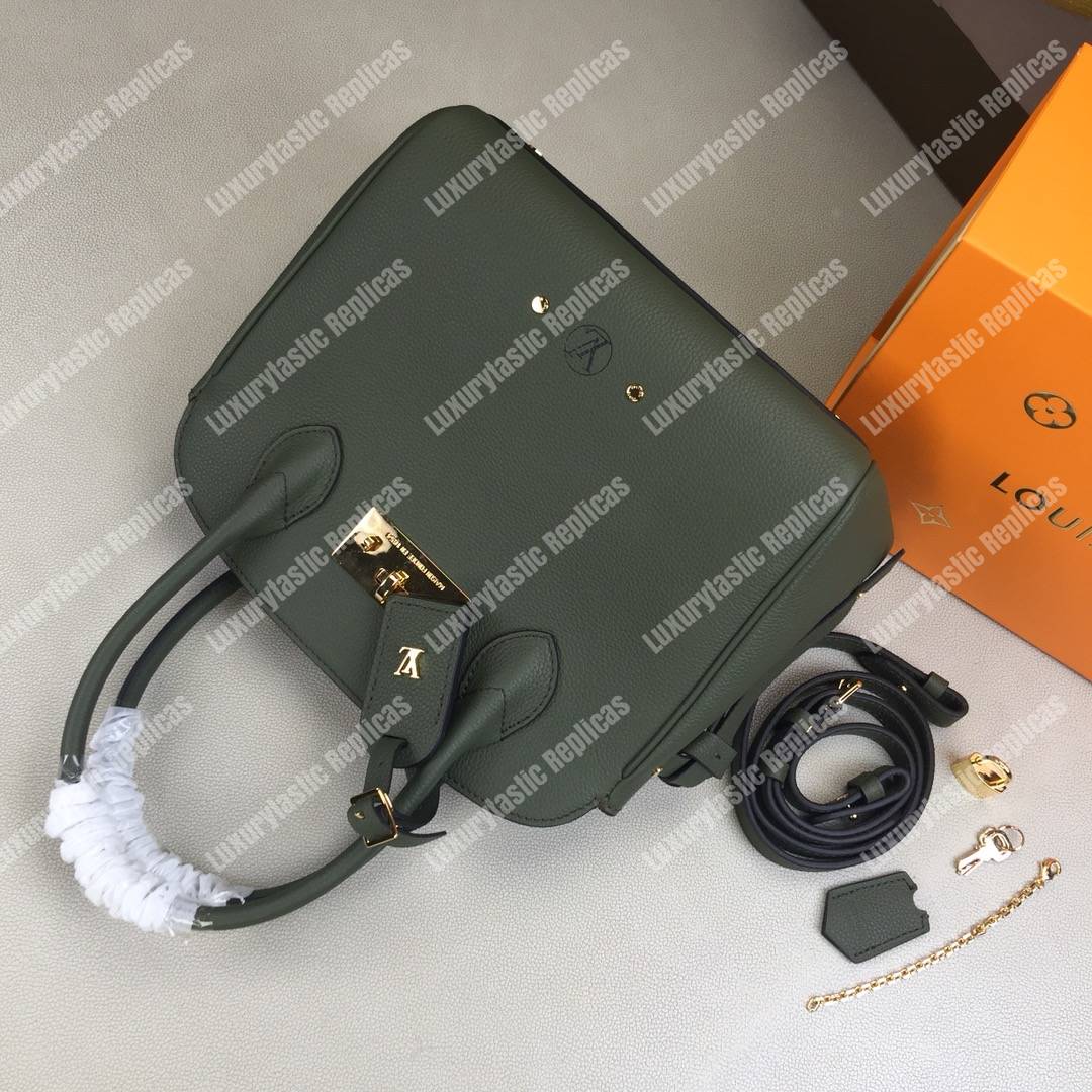 LV Milla PM Veau Nuage Green