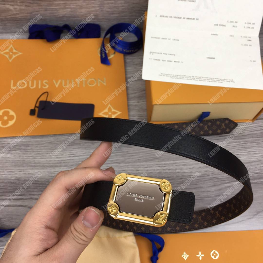 LV Malletier 25mm Reversible Belt