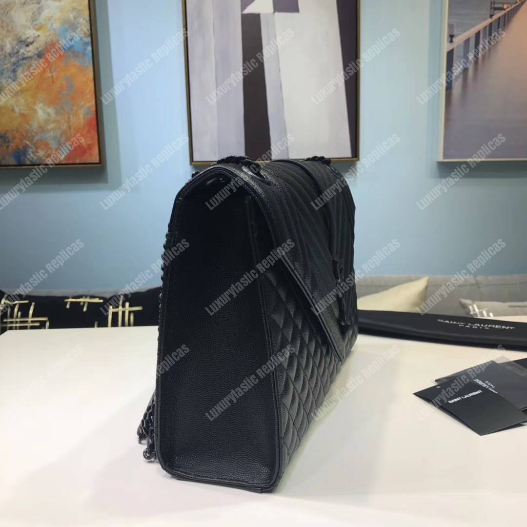 Saint Laurent Classic Large Soft Envelope Black