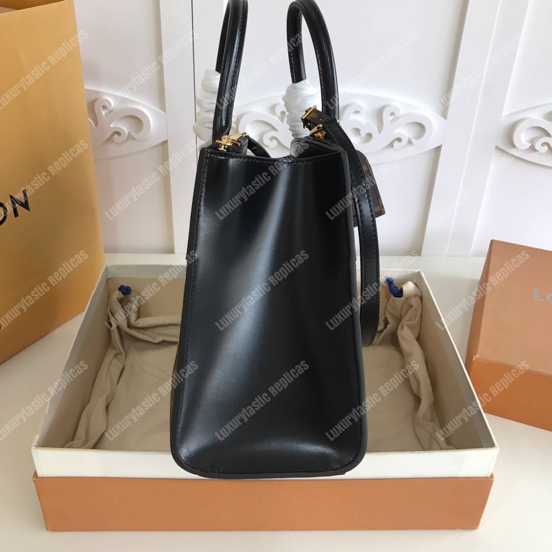 LV City Steamer MM Black / Safran Yellow / Creme Beige