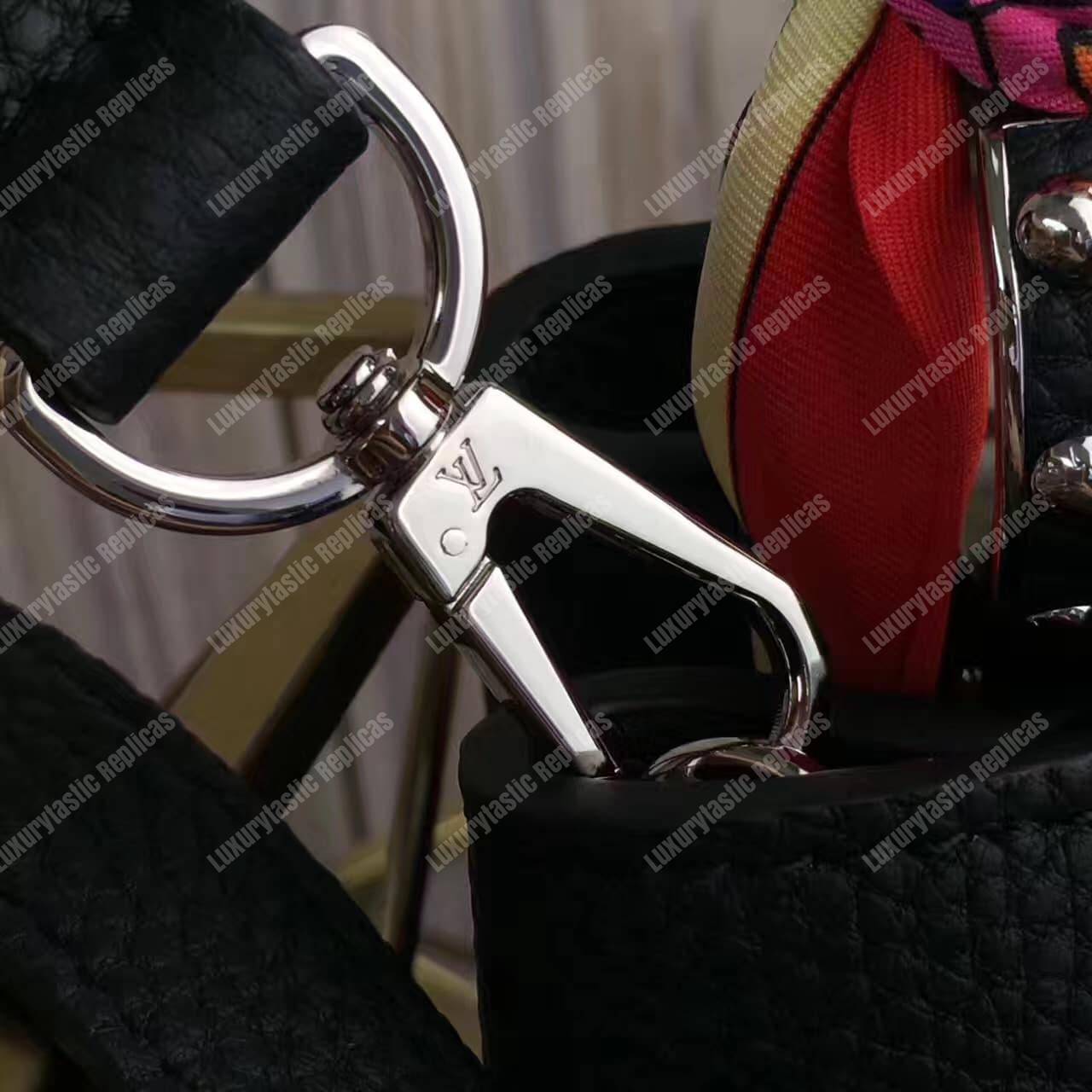 LV Capucines PM Python