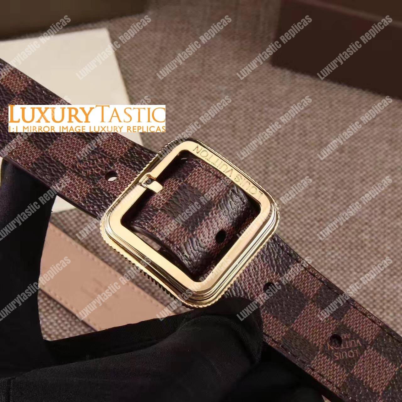 LV Malletier Belt 30mm Damier Ebene 2016 Edition