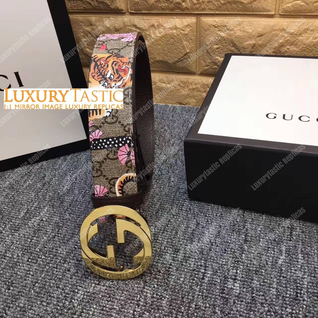 gg Sup*e tiger blooms belt