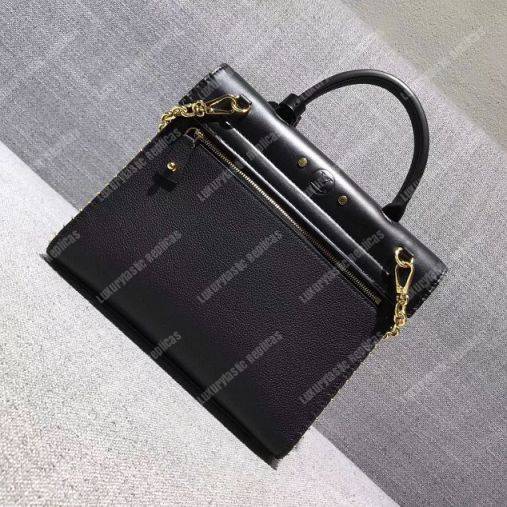 LV City Steamer One Handle Bag Black