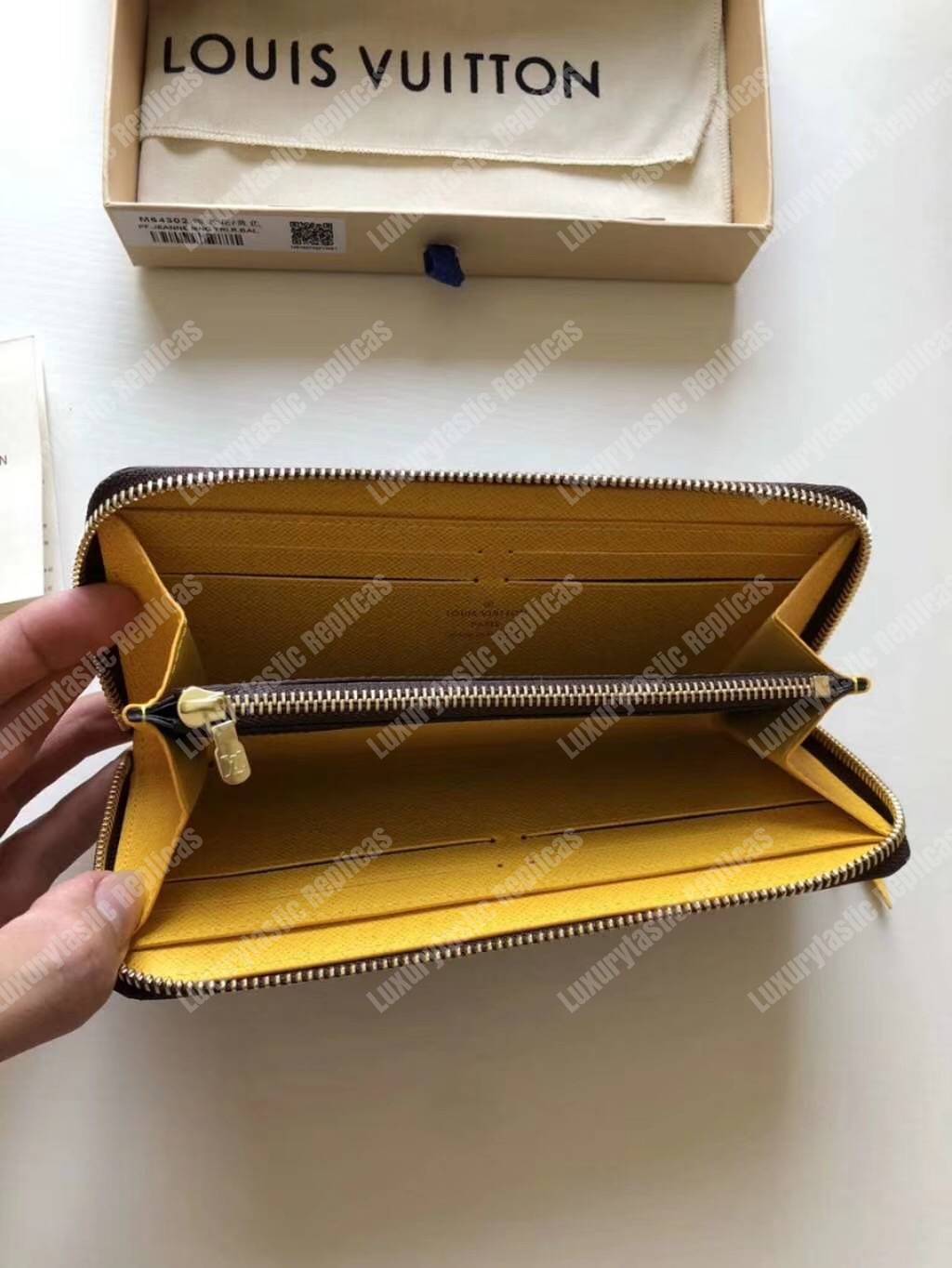 LV Clemence Wallet Monogram Safran