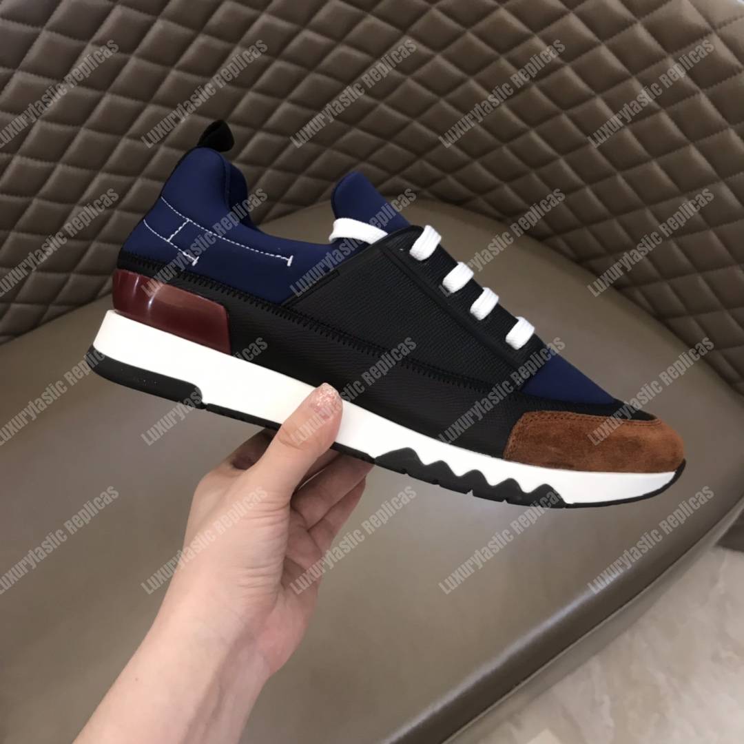 H**mes stadium sneaker blue/black