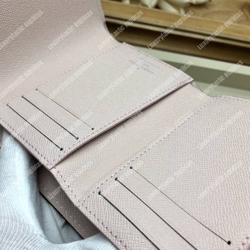 LV Special Edition Victorine Wallet Epi leather in pale-pink Rose Ballerine