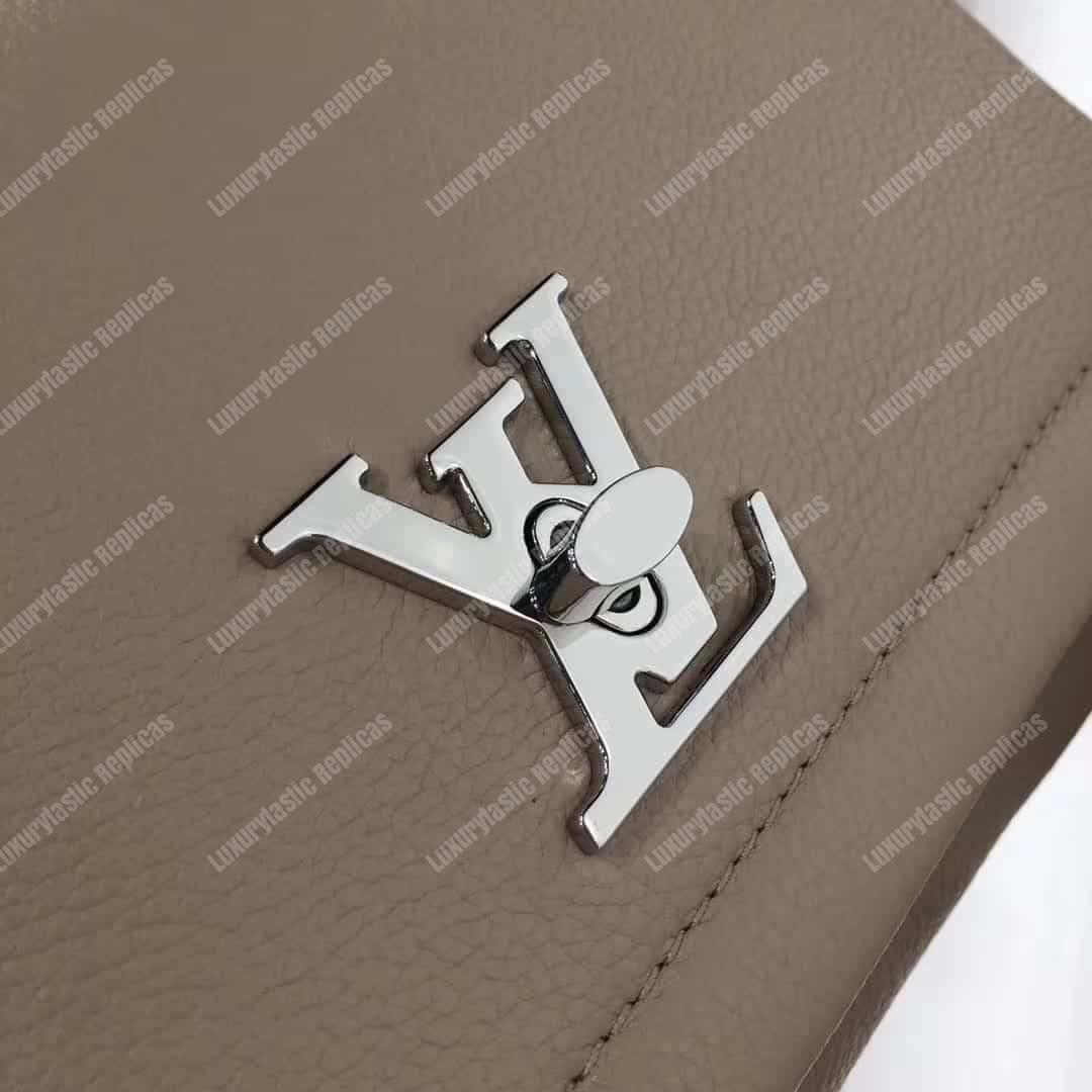 LV Lockme II BB Bag Taurillon Leather Galet