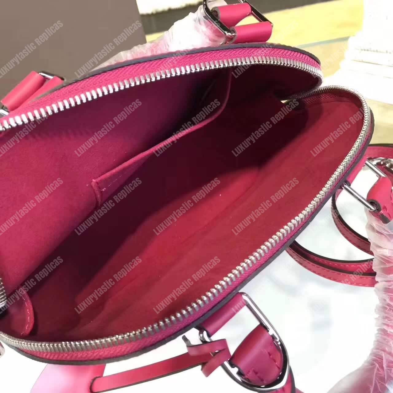 LV Alma BB Epi Leather Freesia