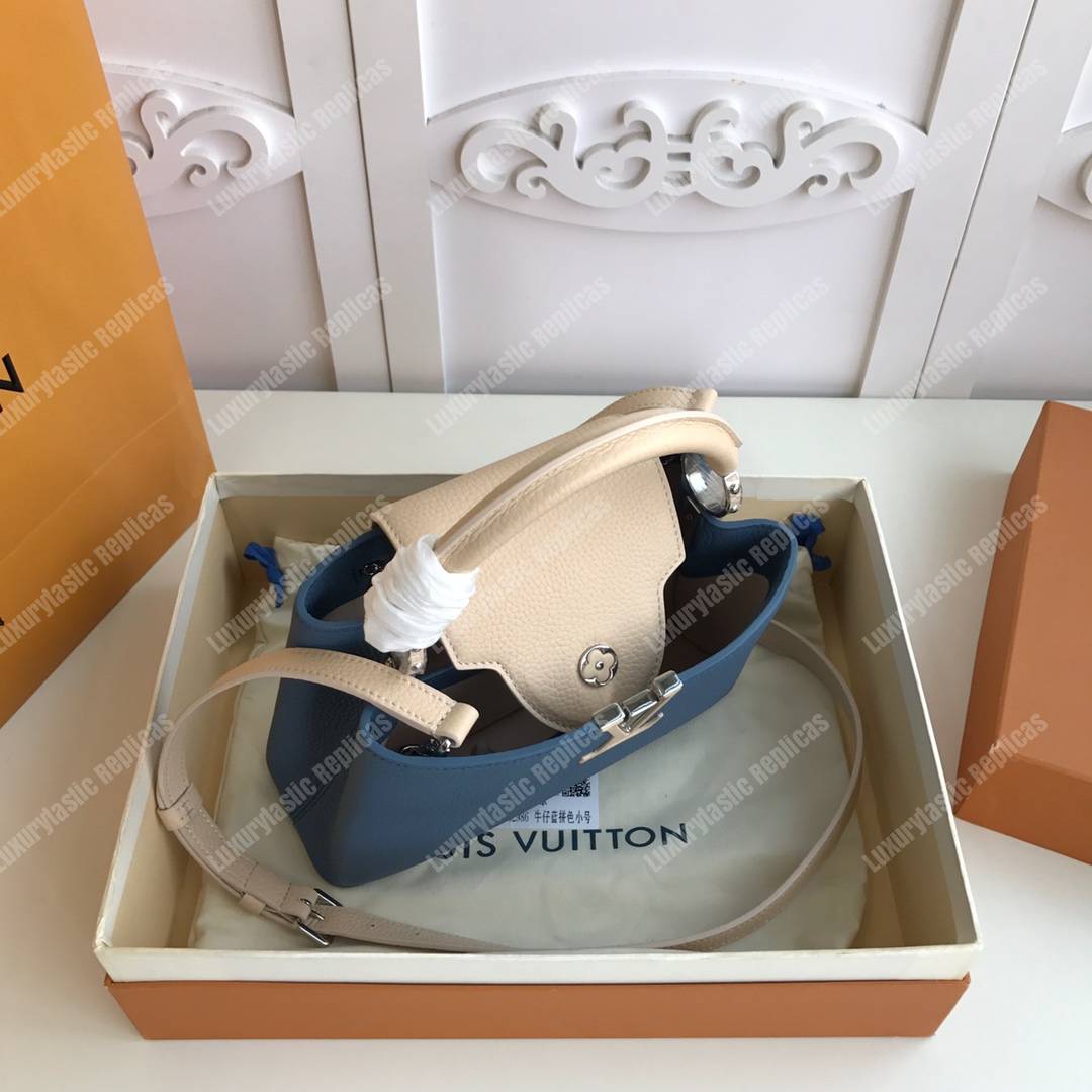 LV Capucines BB Bleu Naval