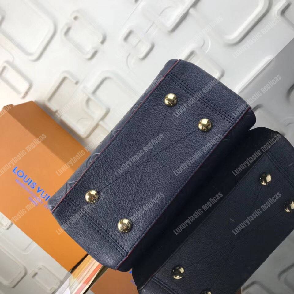 LV Surene BB Monogram Empreinte Leather Marine Rouge