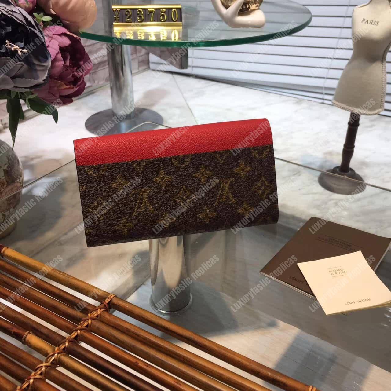 LV Canvas Venus Wallet Monogram Cherry