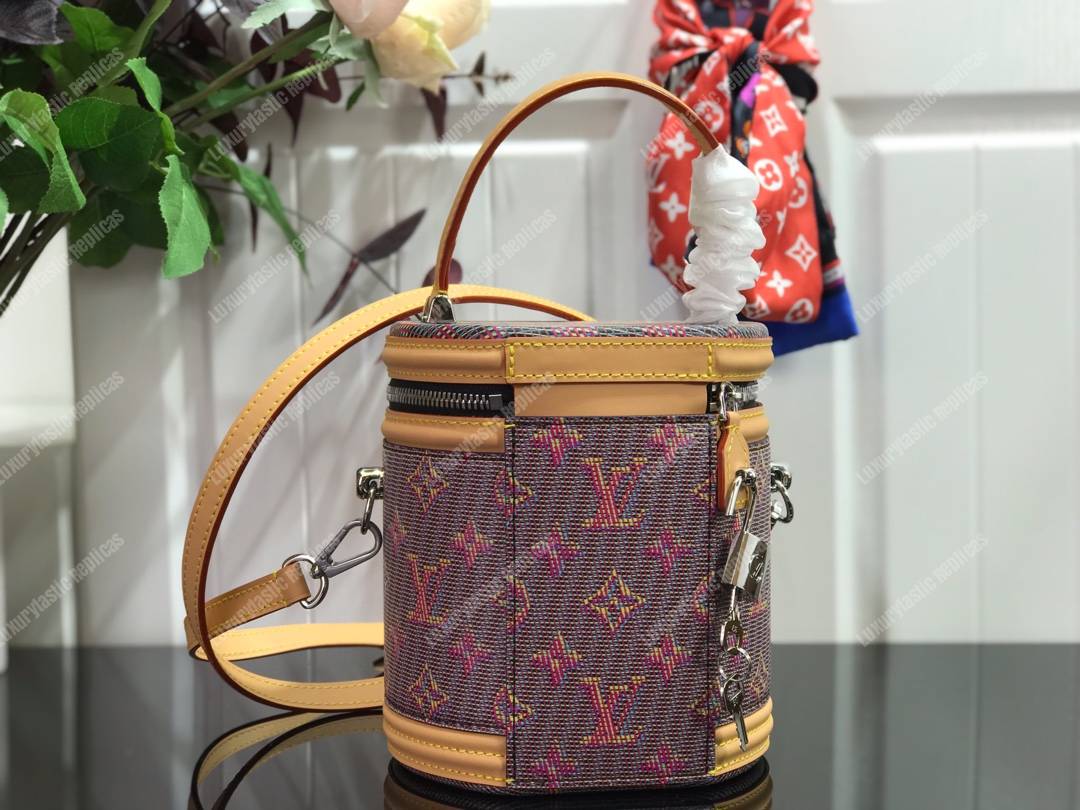 LV Cannes Monogram Pop Print Pink