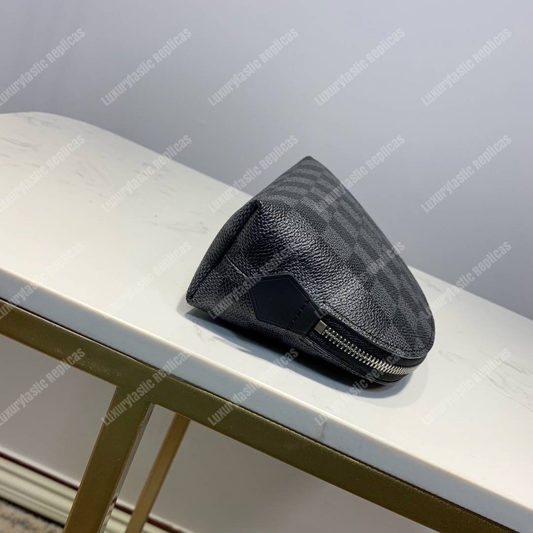 LV Cosmetic Pouch PM Damier Graphite