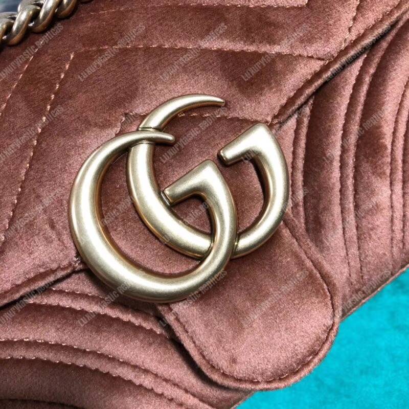 G*u*i gg marmont velvet mini bag