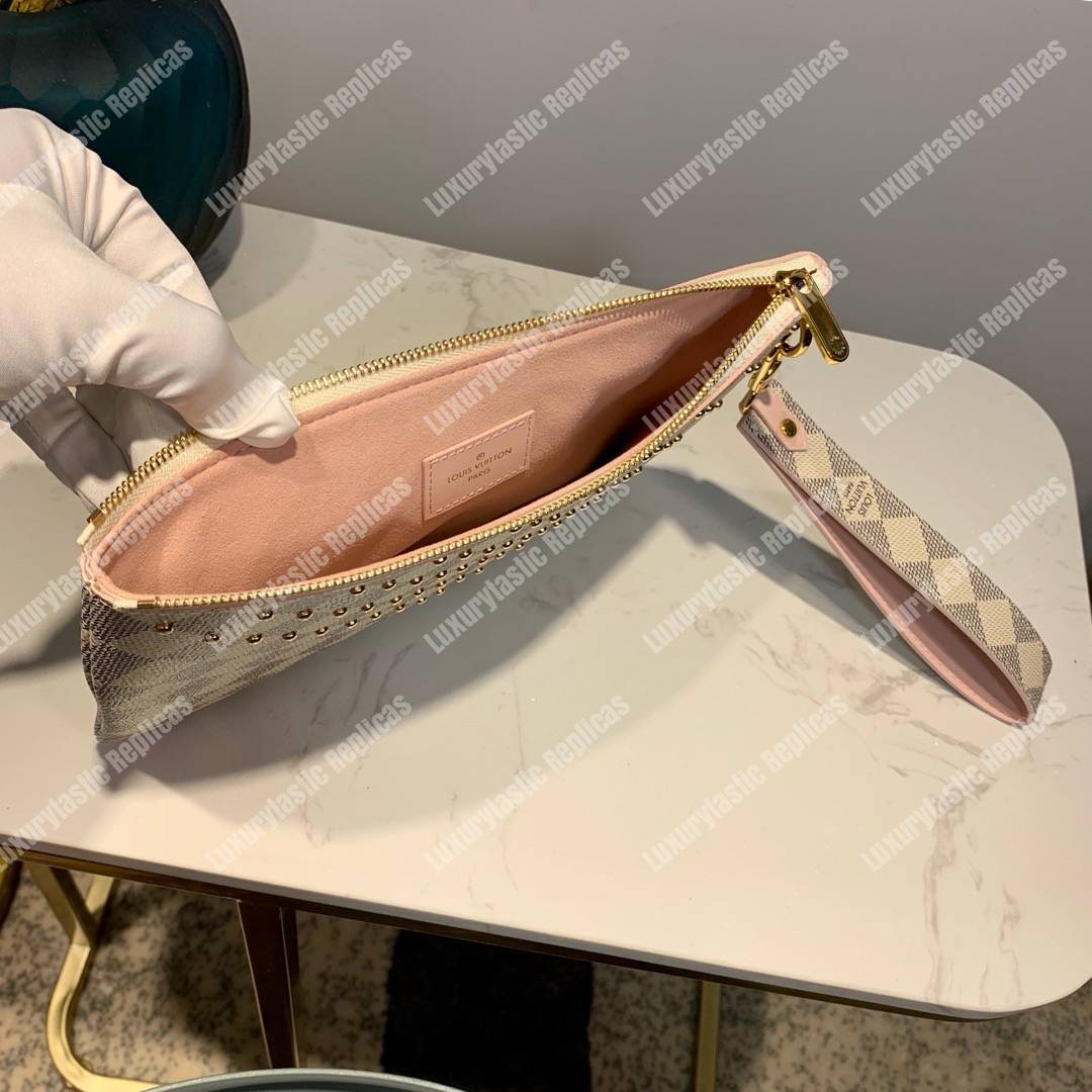 LV City Pouch Damier Azur Canvas