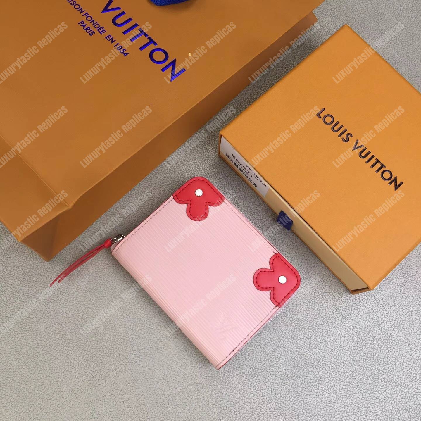 LV Zippy Coin Purse Epi Leather Pink