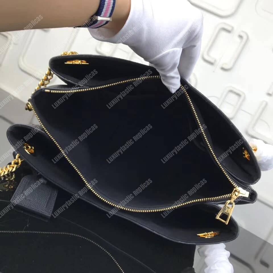 LV Surene MM Monogram Empreinte Leather Noir