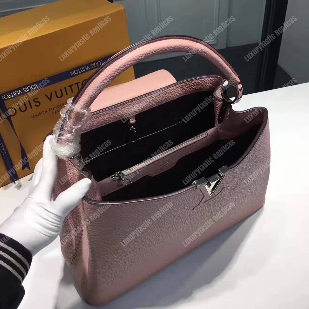 LV Capucines MM Bag Magnolia