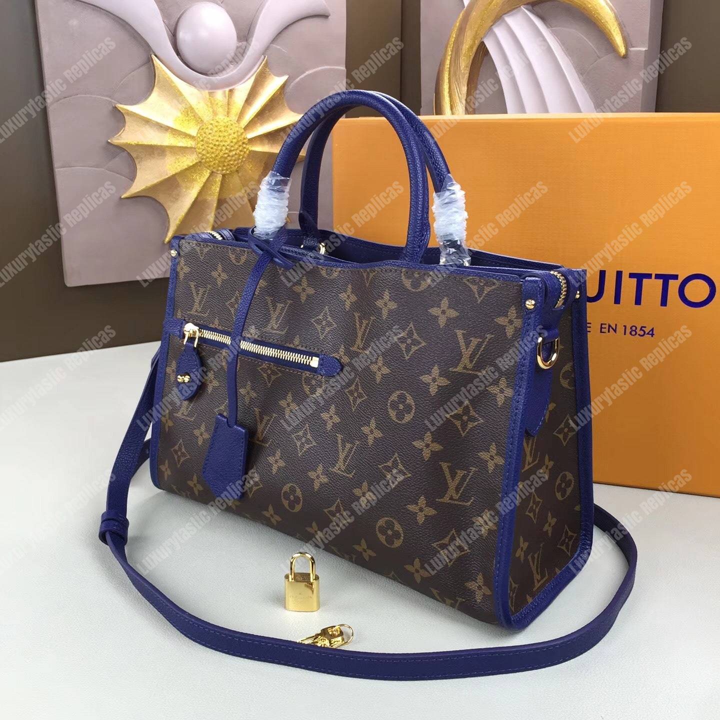 LV Popincourt PM Monogram Marine