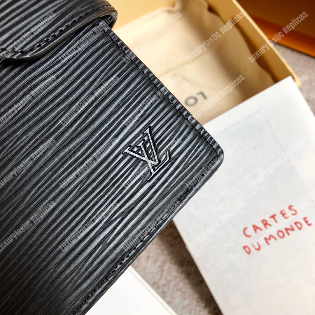 LV Small Ring Agenda Cover Black