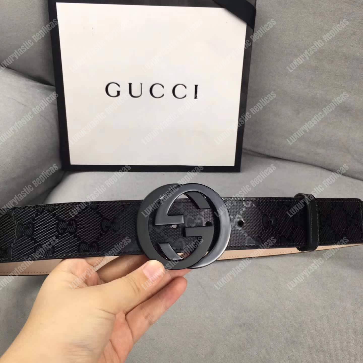 G*u*i gg imprime belt with g buckle