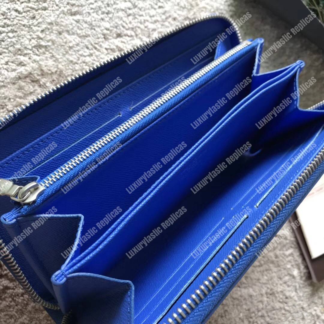 LV Zippy Wallet Epi Leather Coquelicot