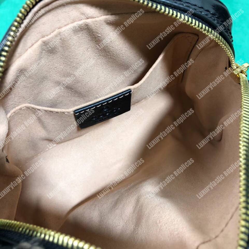 G*u*i ophidia suede small belt bag chestnut