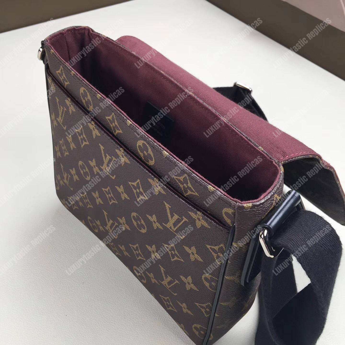 LV District PM Messenger Bag Monogram Macassar Canvas