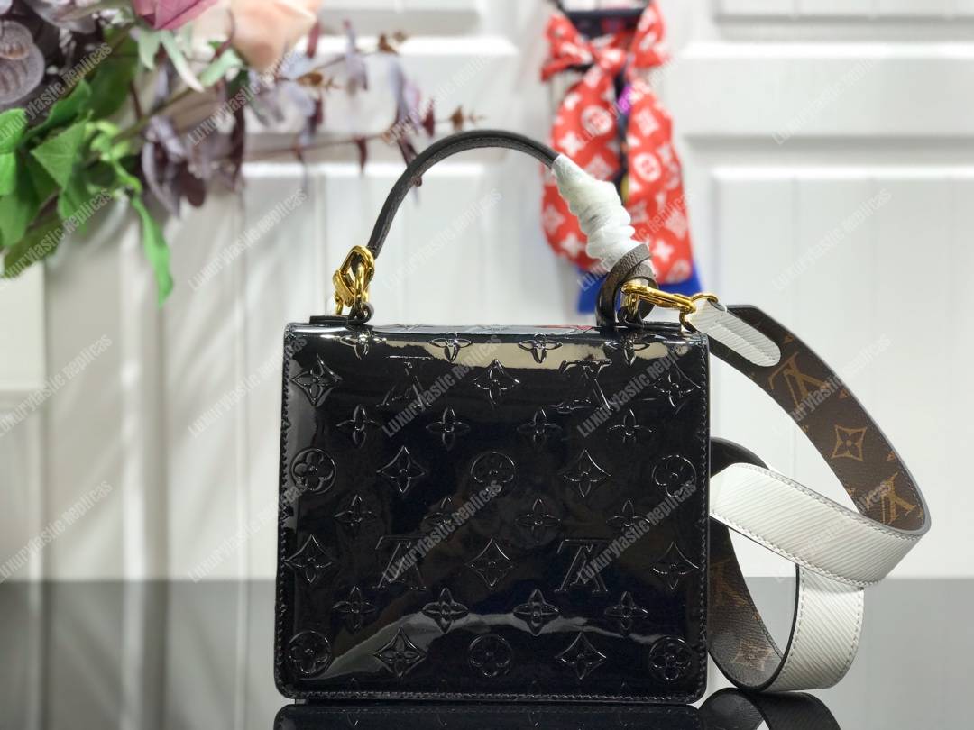LV Spring Street Monogram Vernis Noir